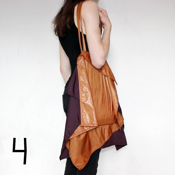 colored mess tote bag