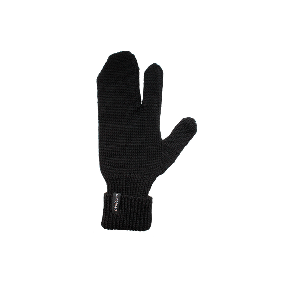 single black tabi mitten