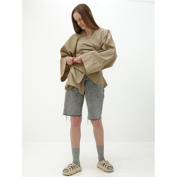 short six sleeve kumono