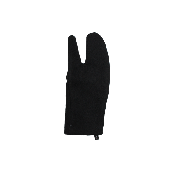 single black wool tabi glove