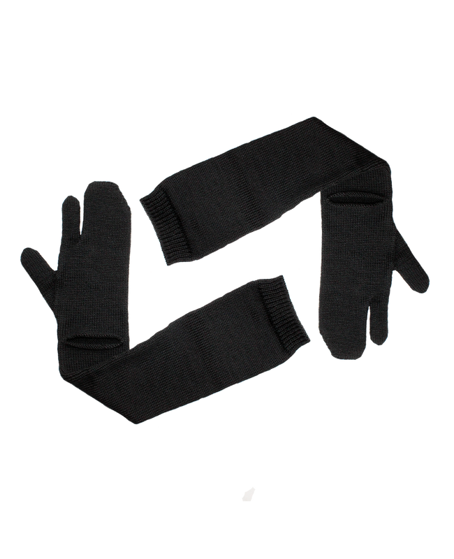 long black tabi gloves