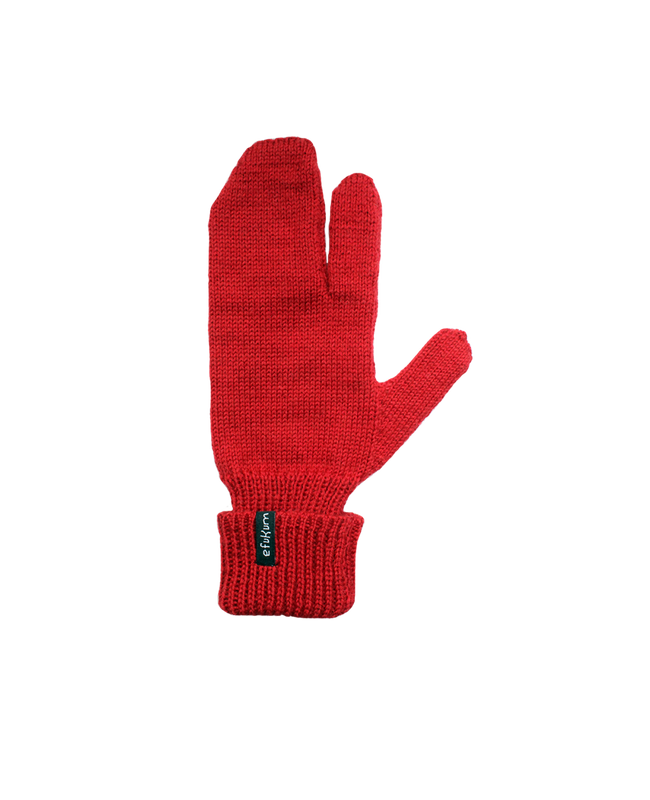 Single red tabi glove